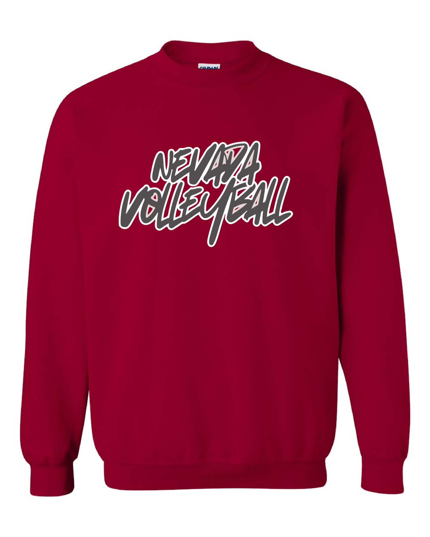 Nevada Vollleyball: Gildan Crewneck Sweatshirt