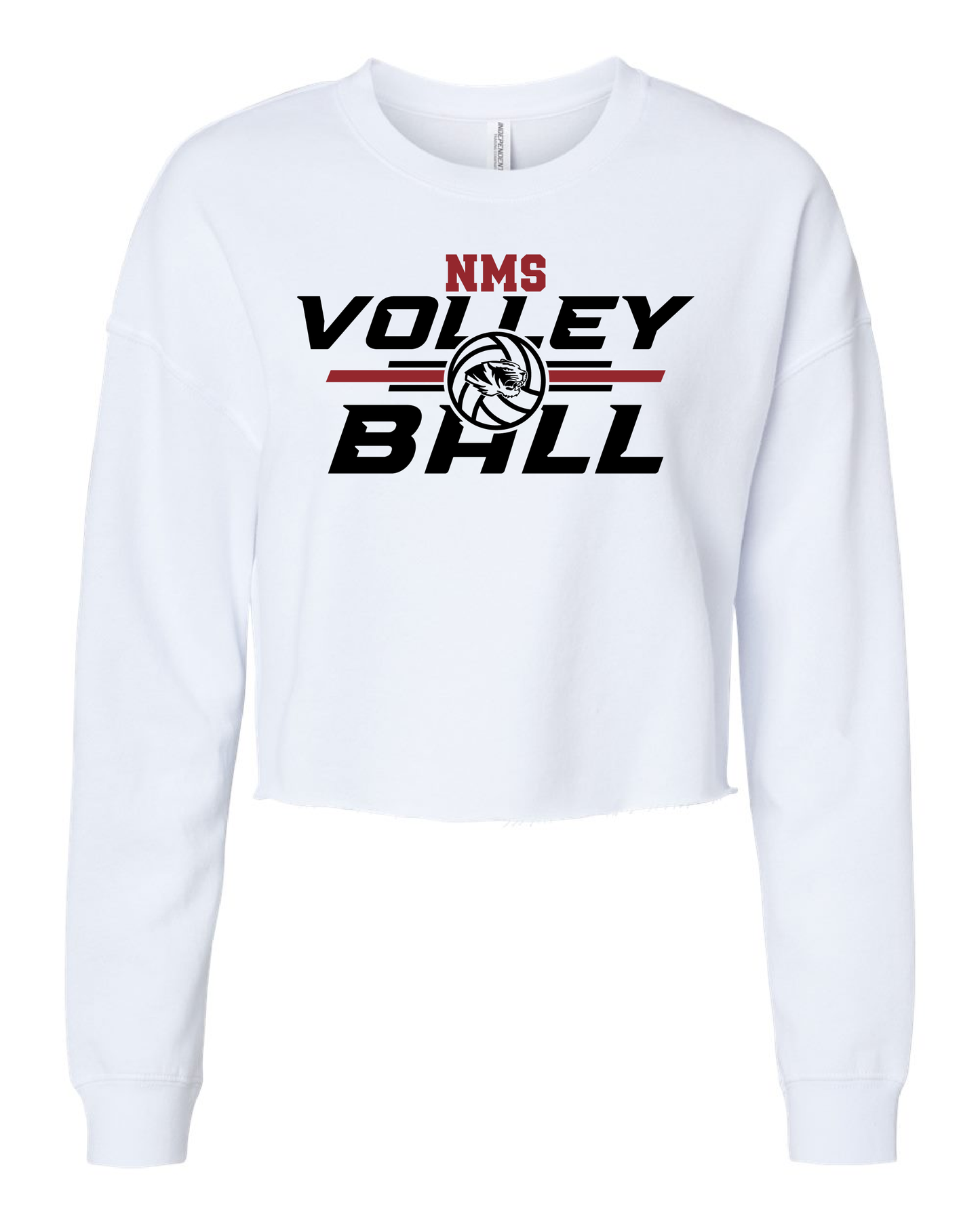 NMS Volleyball Independent Trading Co. Cropped Sweatshirt