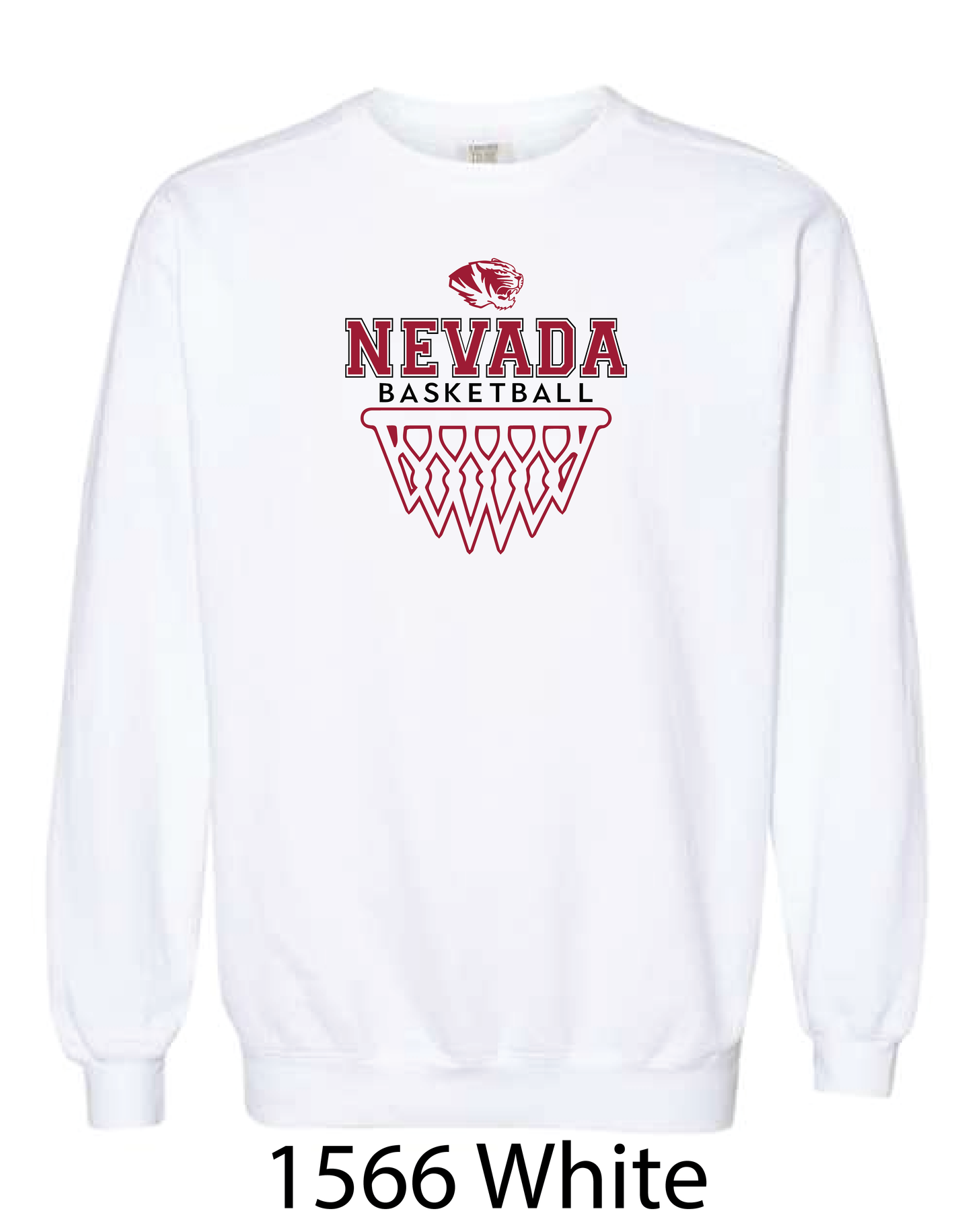 Comfort Colors Crewneck Sweatshirt : Nevada Basketball