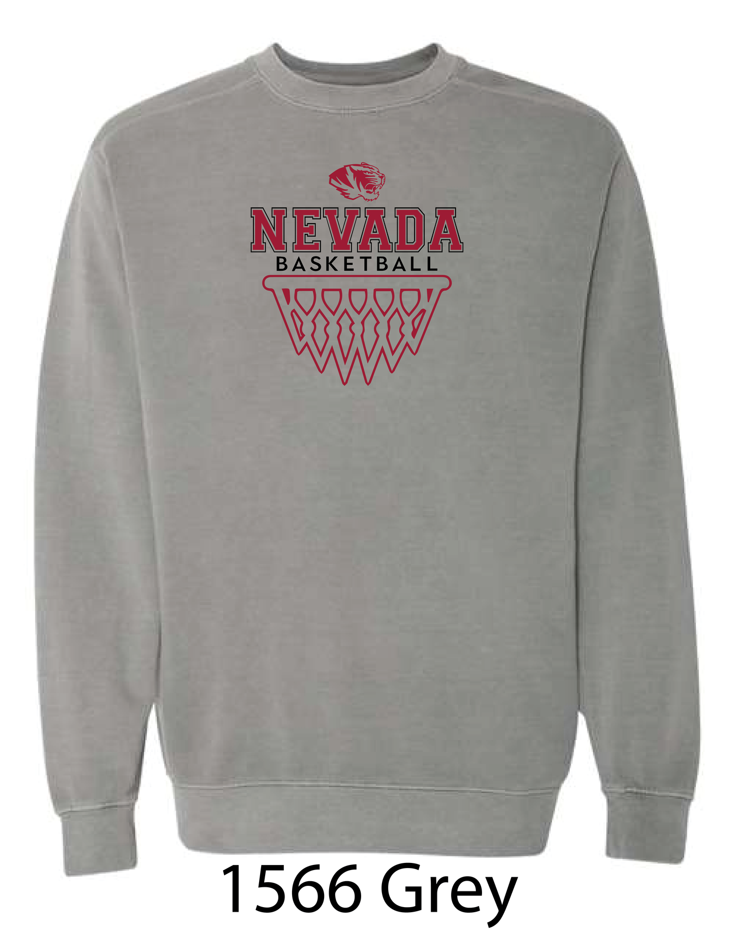 Comfort Colors Crewneck Sweatshirt : Nevada Basketball