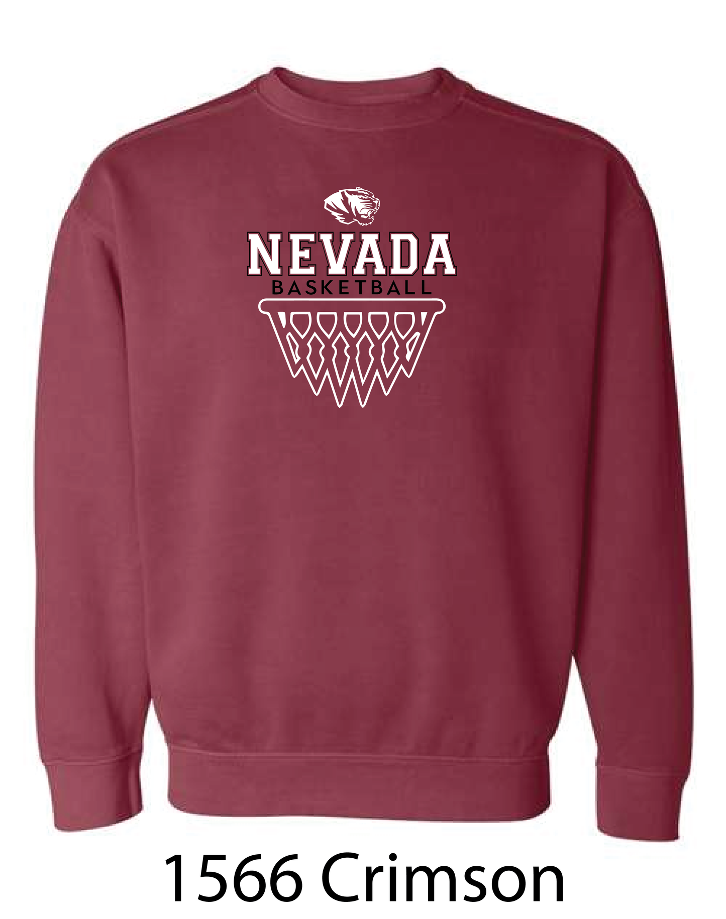Comfort Colors Crewneck Sweatshirt : Nevada Basketball