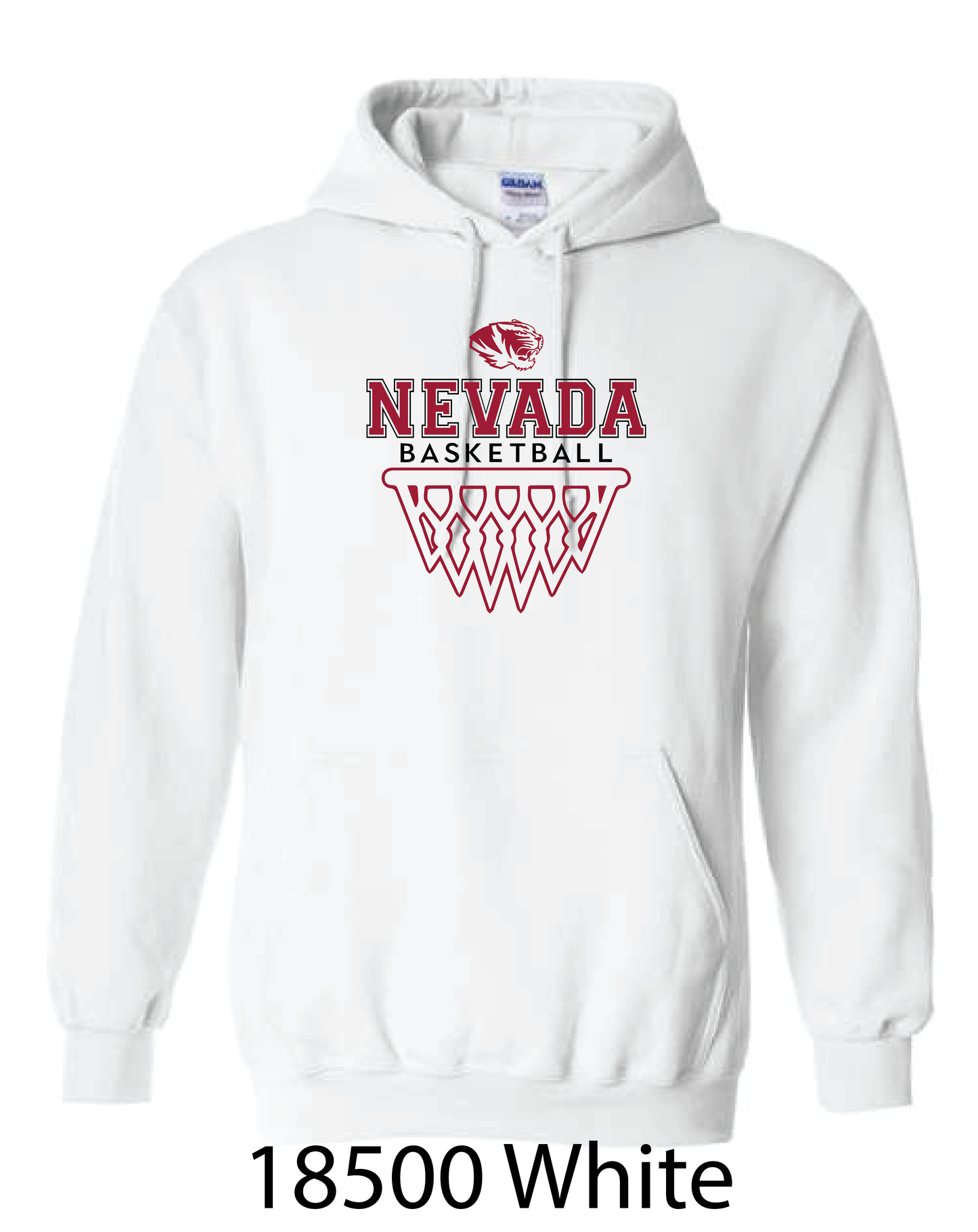 Gildan Hooded Sweatshirt : Nevada Basketball