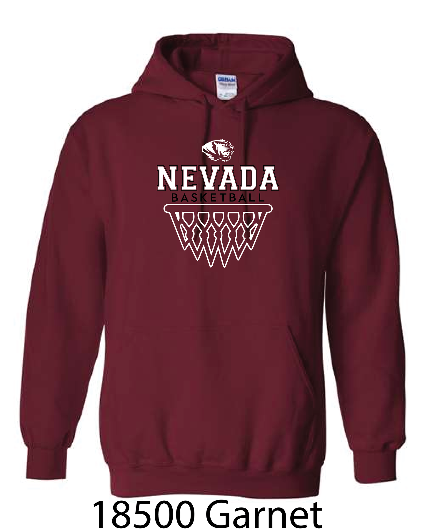 Gildan Hooded Sweatshirt : Nevada Basketball