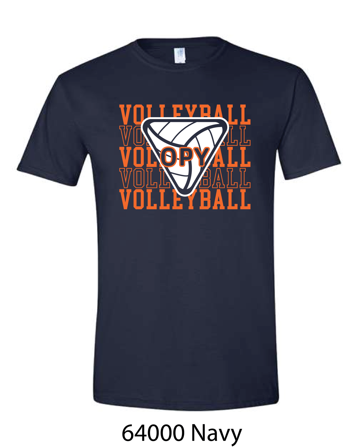 Gildan Softstyle T-Shirt: Volleyball Repeating