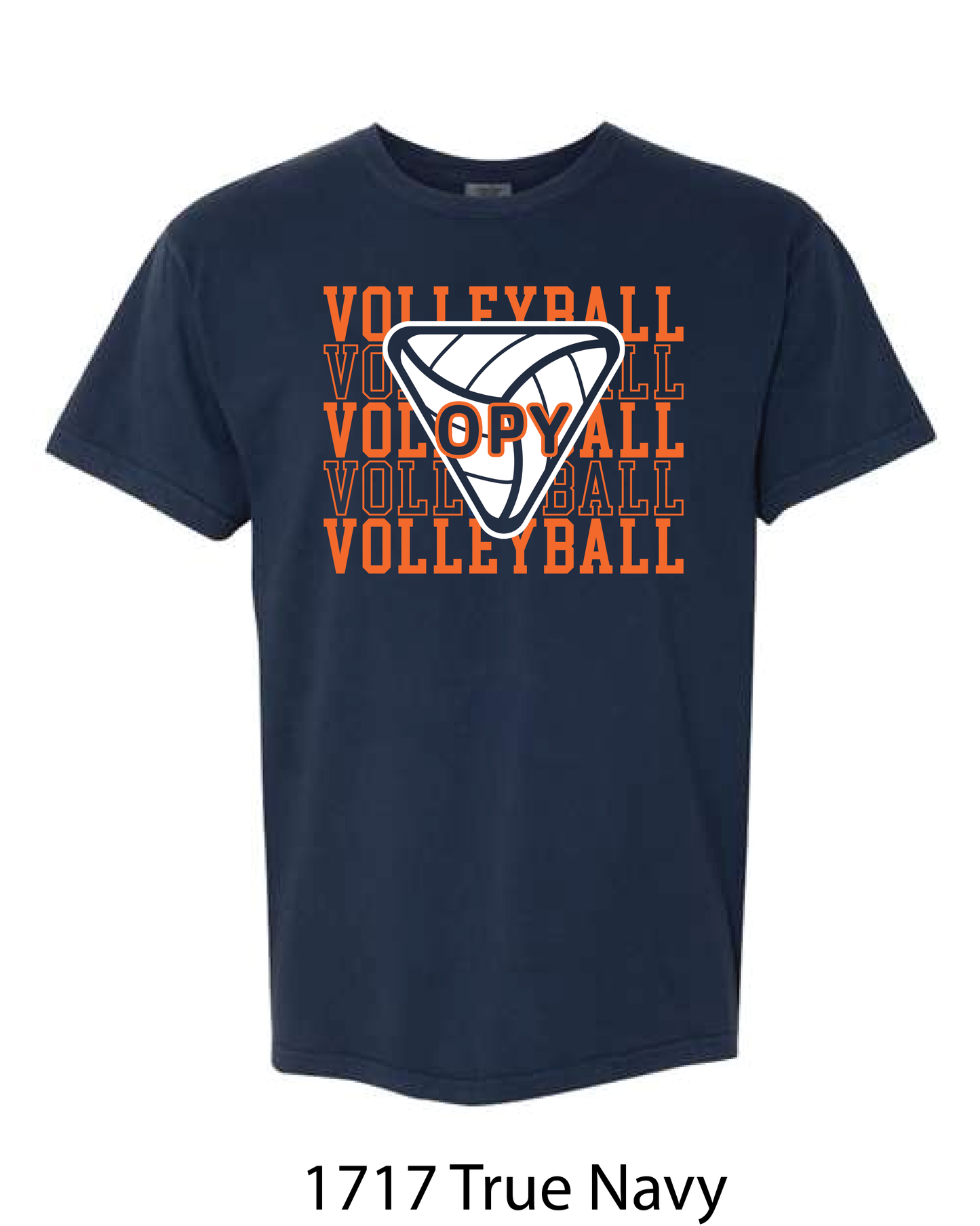 Comfort Colors T-Shirt: Volleyball Repeating