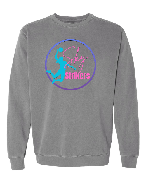 Comfort Colors Crewneck Sweatshirt: Sky Strikers