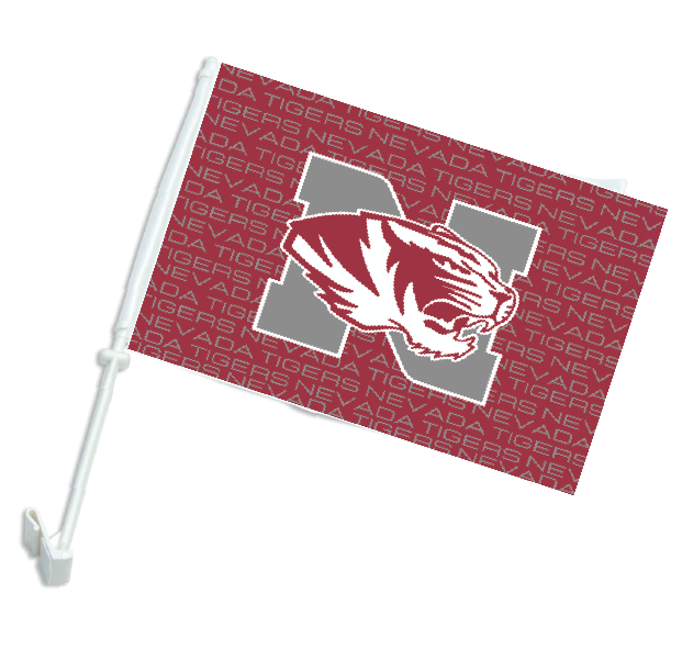 Nevada Tiger Car Flag