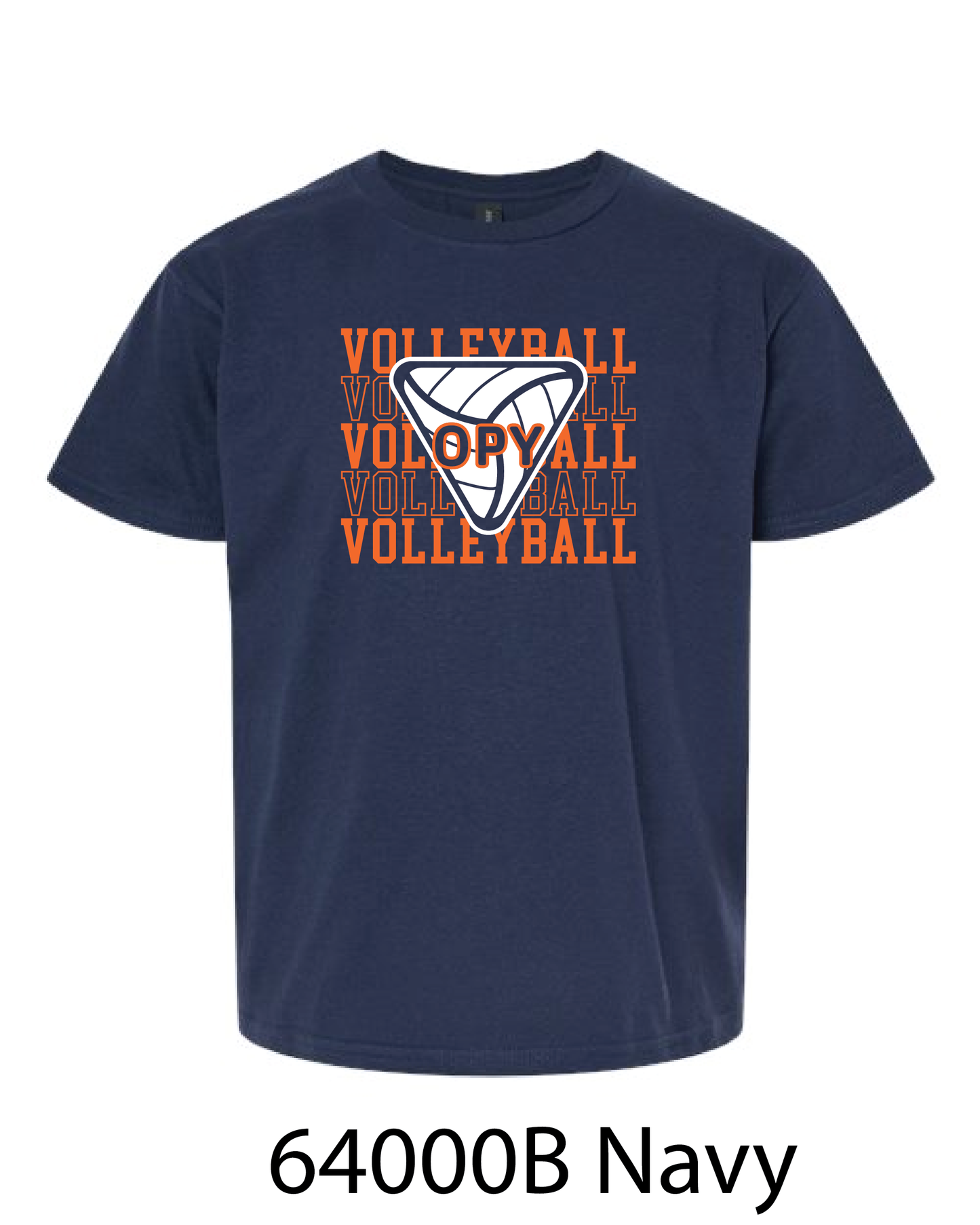 YOUTH Gildan Softstyle T-Shirt: Volleyball Repeating