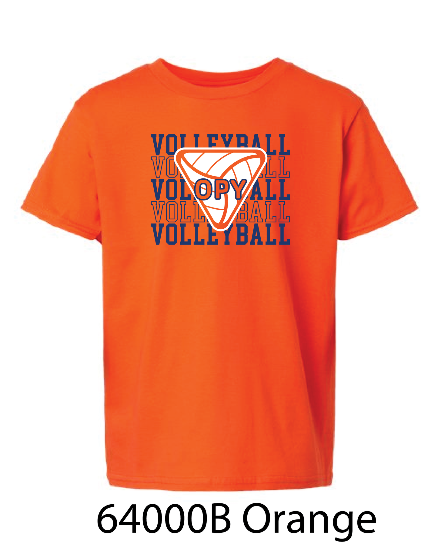 YOUTH Gildan Softstyle T-Shirt: Volleyball Repeating