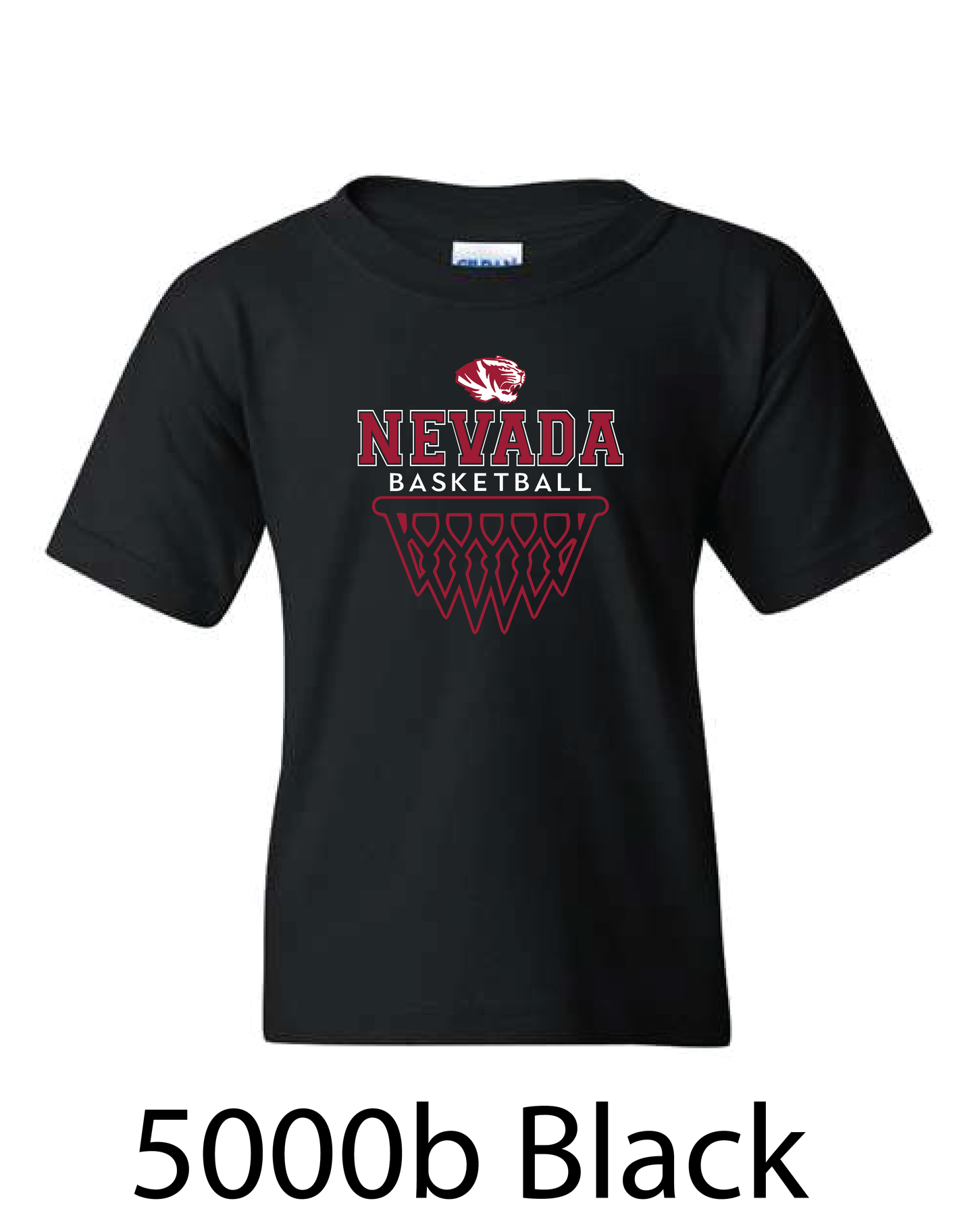 YOUTH Gildan Heavy Cotton T-Shirt: Nevada Basketball