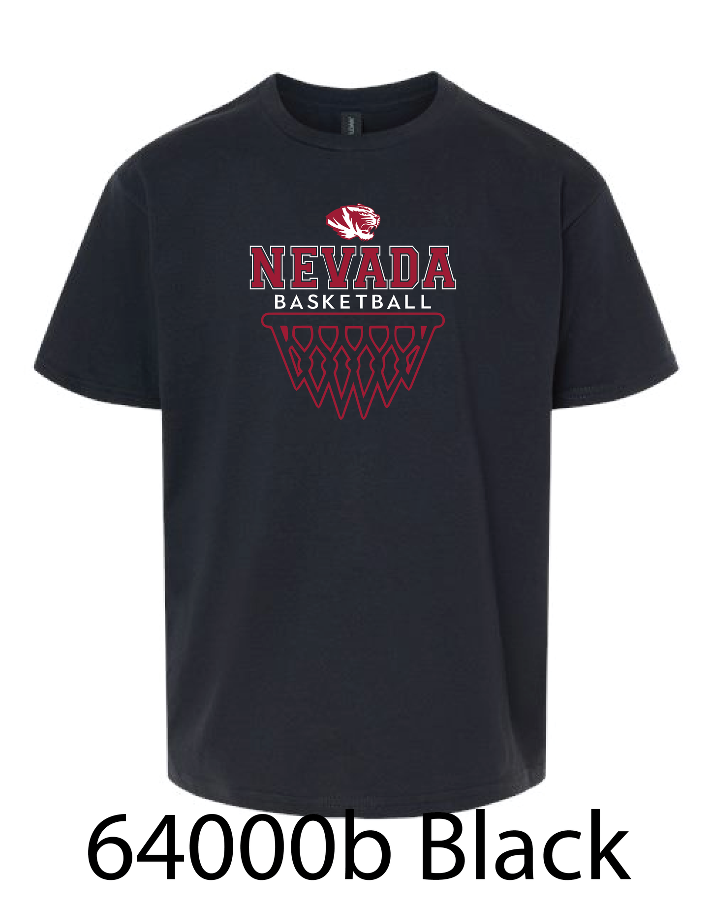 YOUTH Gildan Softstyle T-Shirt: Nevada Basketball