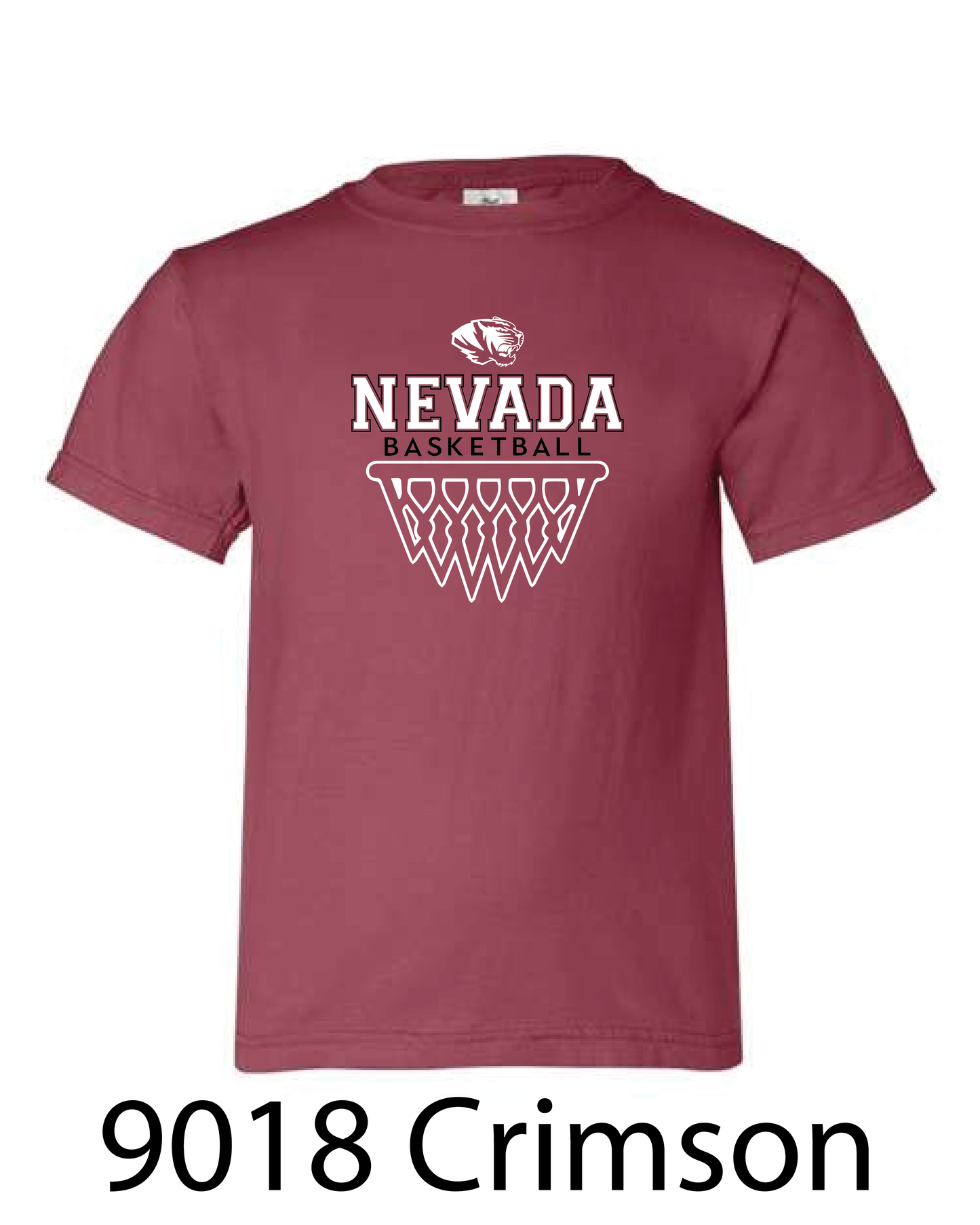 YOUTH Comfort Colors T-Shirt: Nevada Basketball