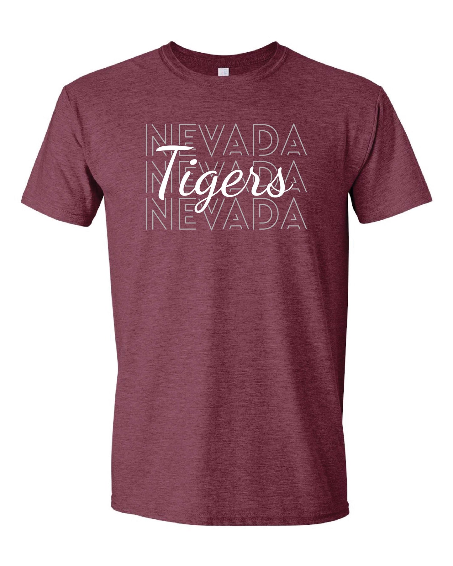 Tigers Outlined Stacked
