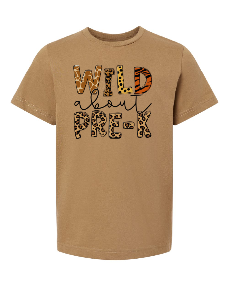 Youth |  LAT Tshirt: Wild About Preschool Design