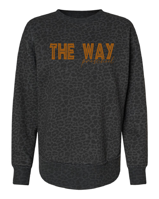 LAT Sweatshirt: The Way Preschool Safari Font