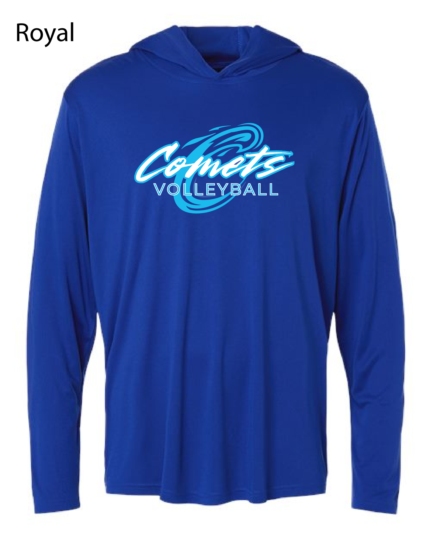 Comets Volleyball Lightweight Performance Hoodie