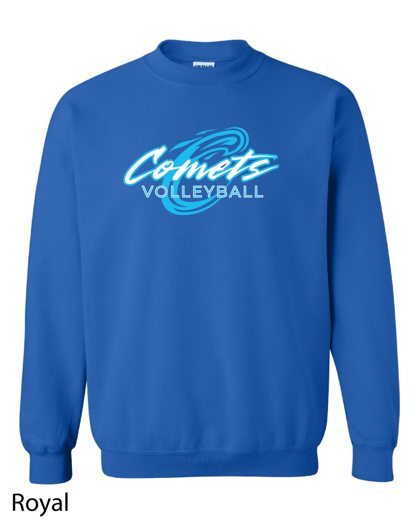 Comets Volleyball Crewneck Sweatshirt