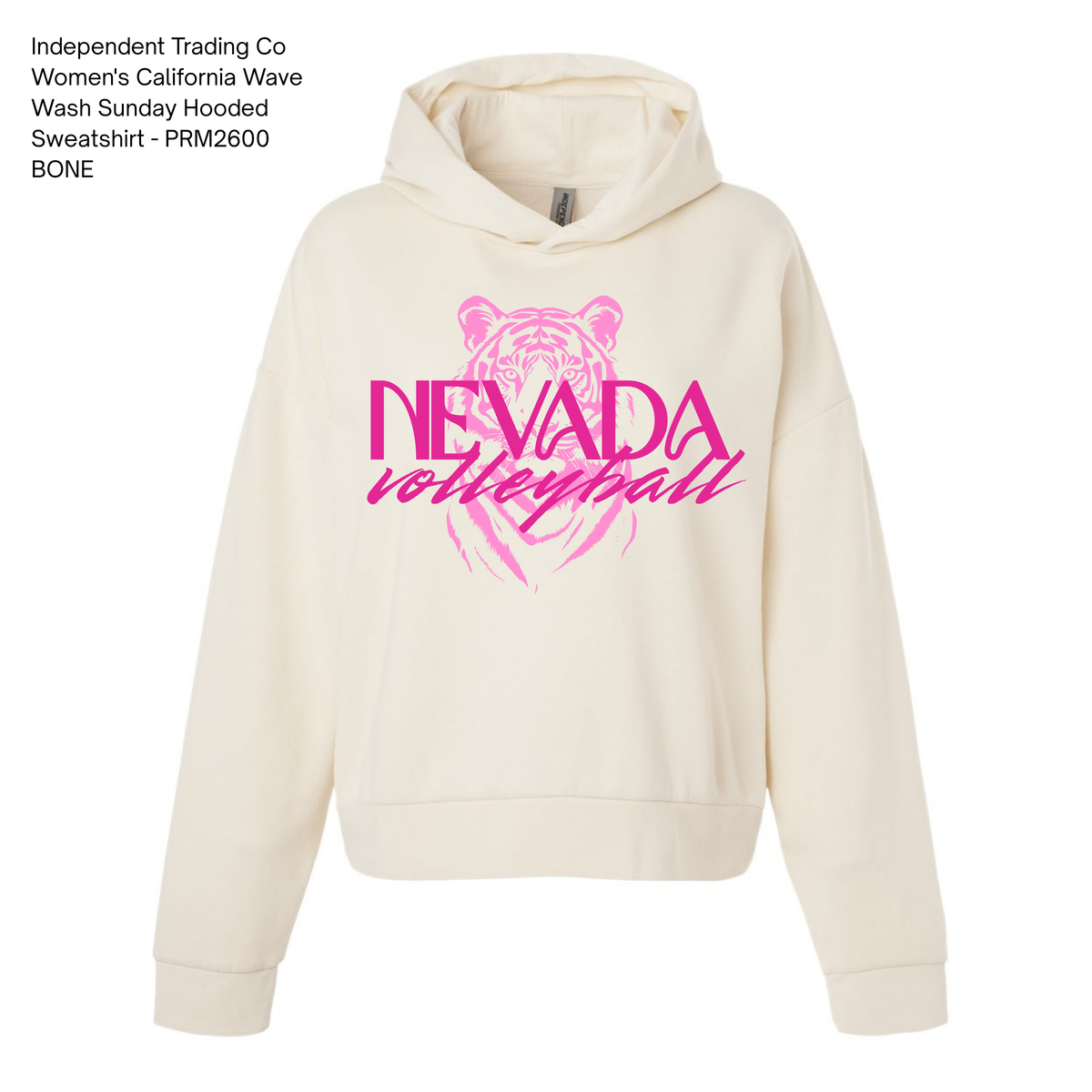 Ind. Trd Co. Hoodie, NHS Volleyball: Pink Tiger