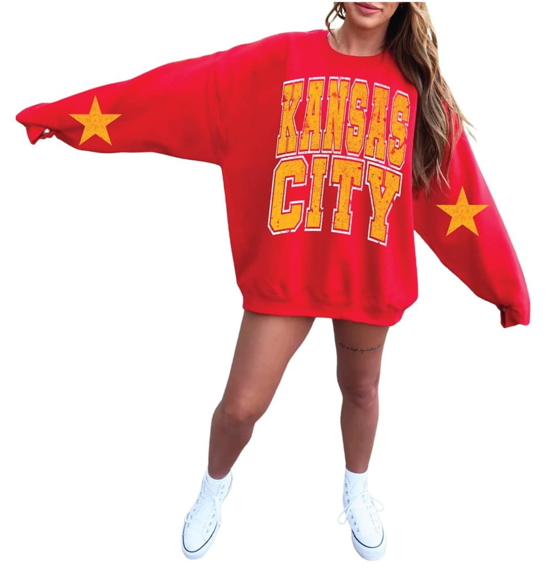 Kansas City Crewneck w/ Stars