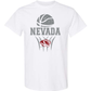 YOUTH Gildan Heavy Cotton T-Shirt: Nevada Basketball Design