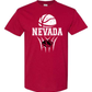 YOUTH Gildan Heavy Cotton T-Shirt: Nevada Basketball Design