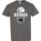 YOUTH Gildan Heavy Cotton T-Shirt: Nevada Basketball Design