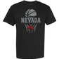 YOUTH Comfort Colors T-Shirt: Nevada Basketball Design