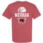 YOUTH Comfort Colors T-Shirt: Nevada Basketball Design