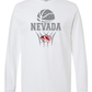 YOUTH Gildan Long Sleeve T-Shirt: Nevada Basketball Design