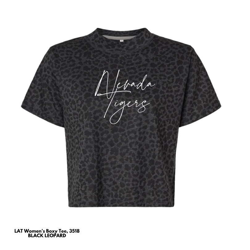 VOLLEYBALL: LAT Boxy T-Shirt (Tigers Script)