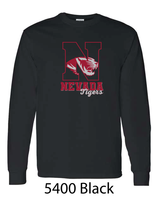 Gildan Long Sleeve T-Shirt: Generic Nevada