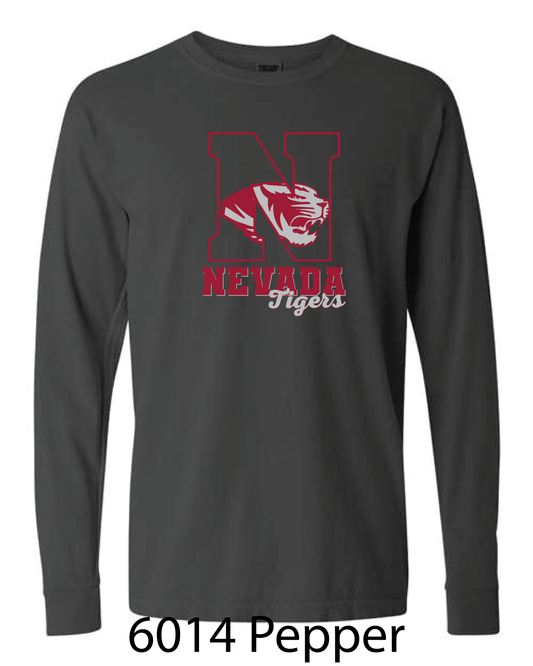 Comfort Colors Long Sleeve T-Shirt: Generic Nevada