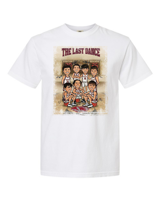 Comfort Colors Tshirt: NHS Senior Boys Basketball Caricature