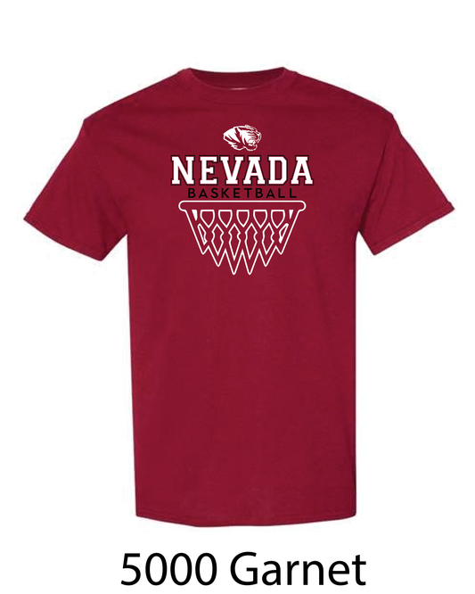 Gildan Heavy Cotton T-Shirt: Nevada Basketball