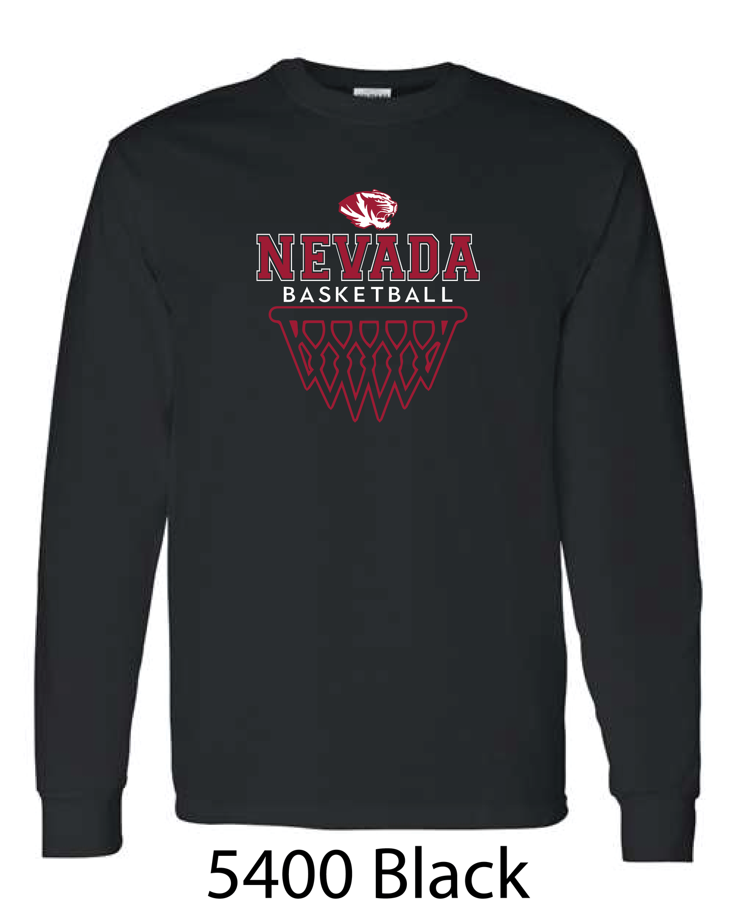 Gildan Long Sleeve T-Shirt: Nevada Basketball
