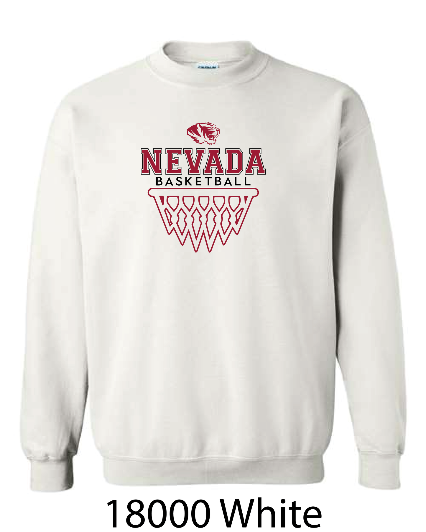 Gildan Crewneck Sweatshirt : Nevada Basketball