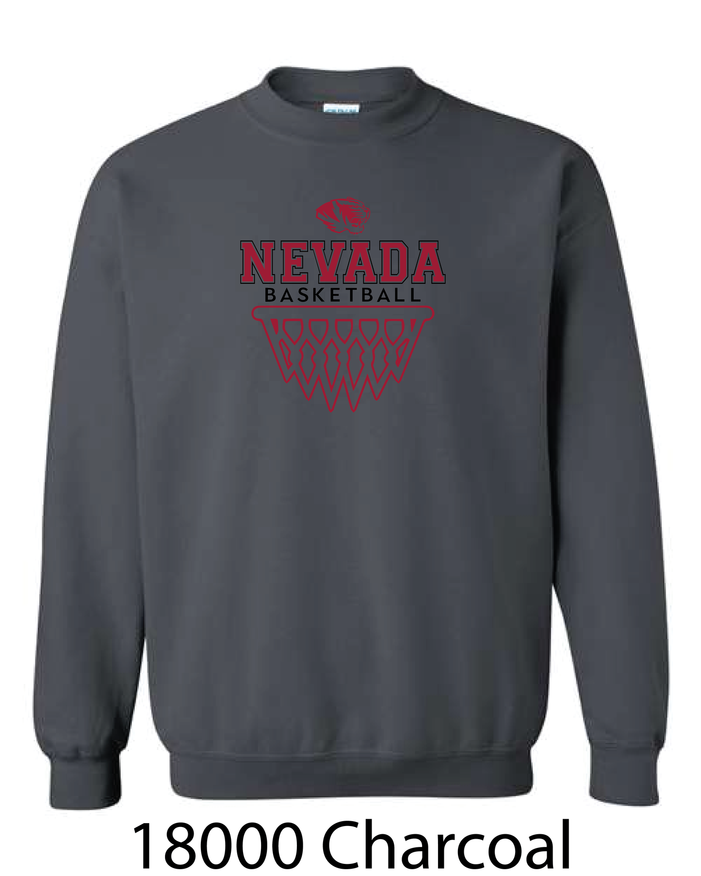 Gildan Crewneck Sweatshirt : Nevada Basketball