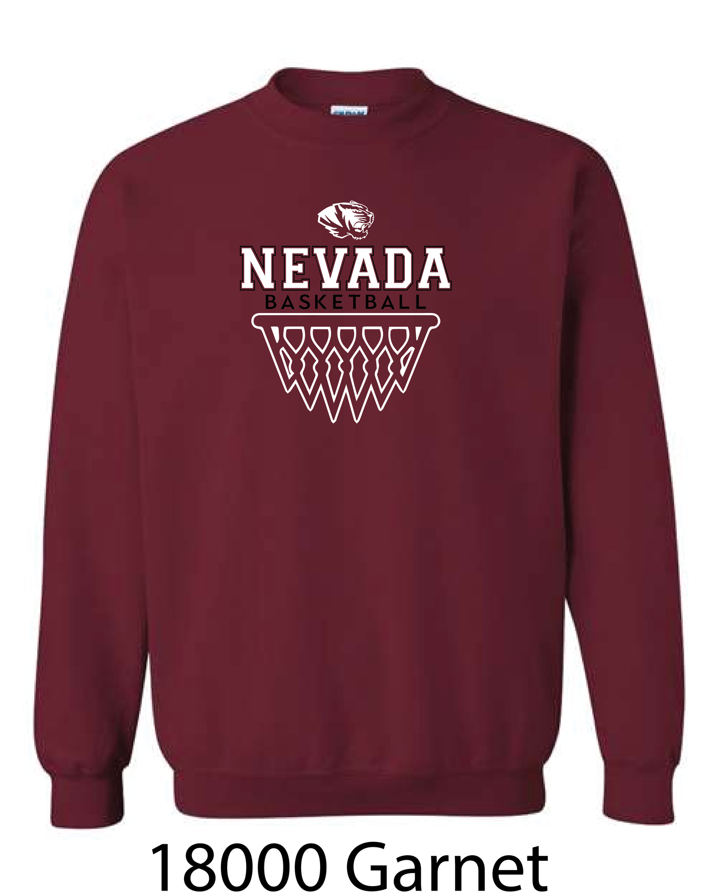 Gildan Crewneck Sweatshirt : Nevada Basketball