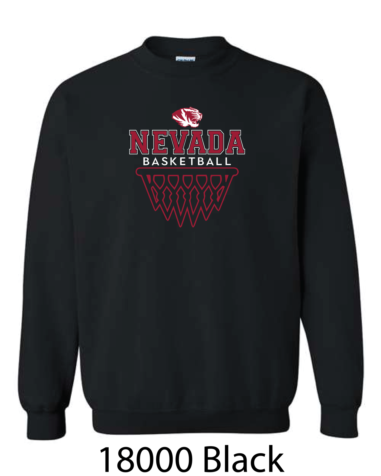 Gildan Crewneck Sweatshirt : Nevada Basketball