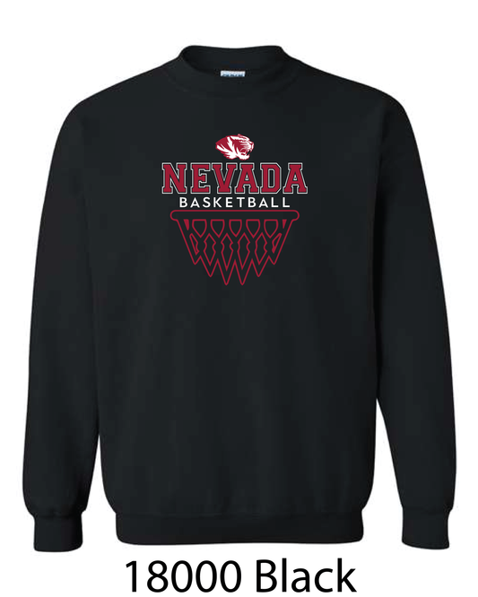 Gildan Crewneck Sweatshirt : Nevada Basketball