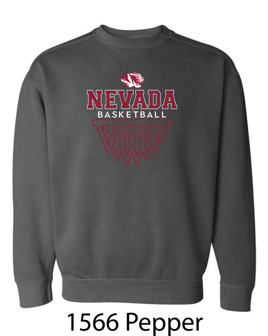 Comfort Colors Crewneck Sweatshirt : Nevada Basketball