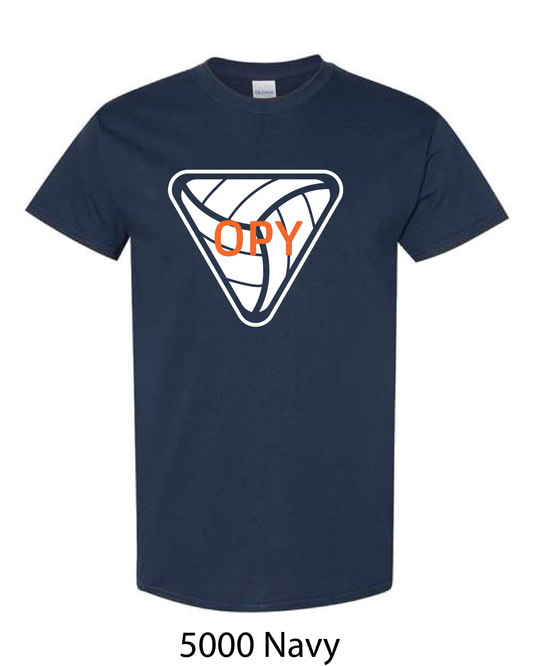 Gildan Heavy Cotton T-Shirt: OPY V-Ball LOGO