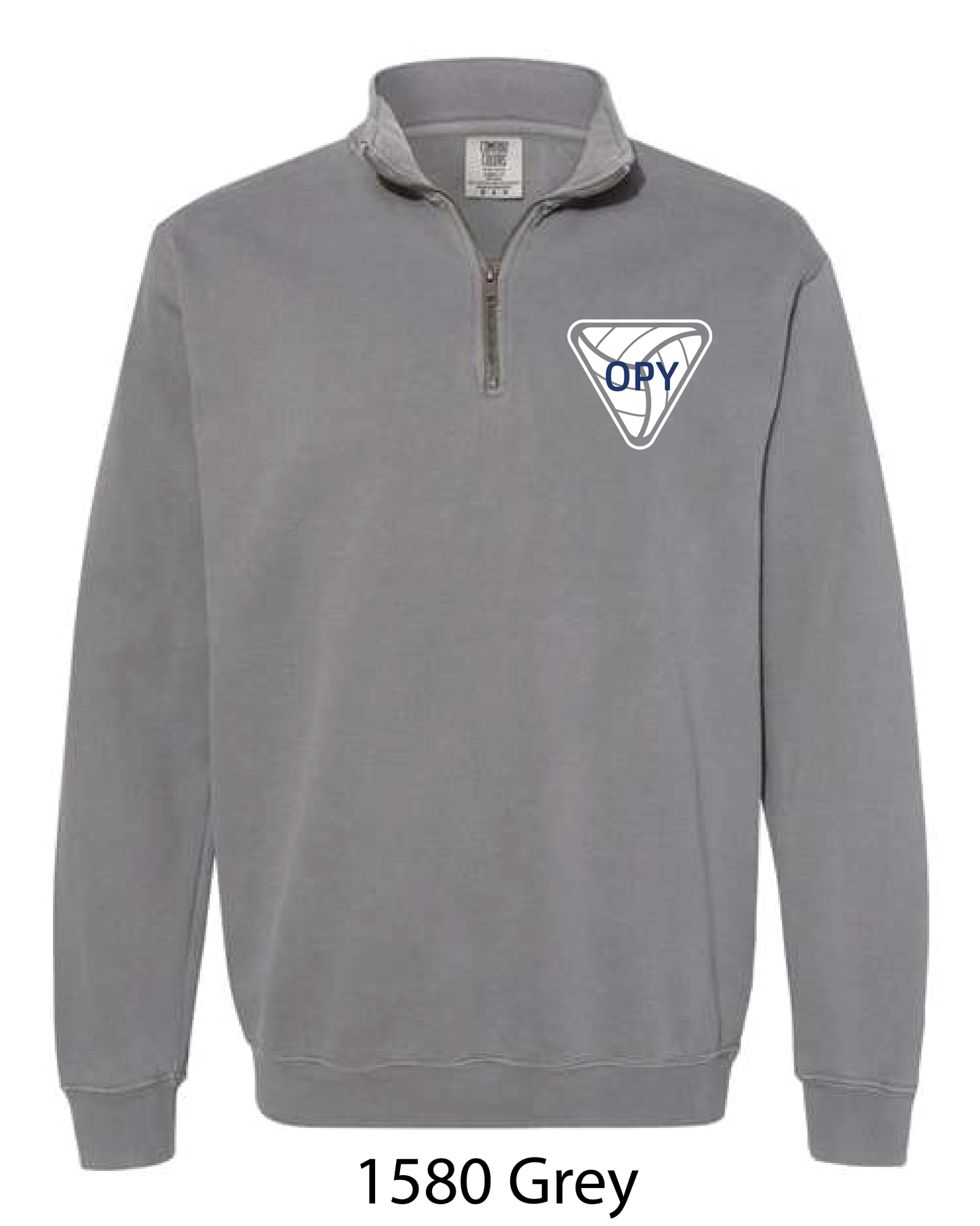 Comfort Colors Quarter Zip: OPY V-Ball LOGO