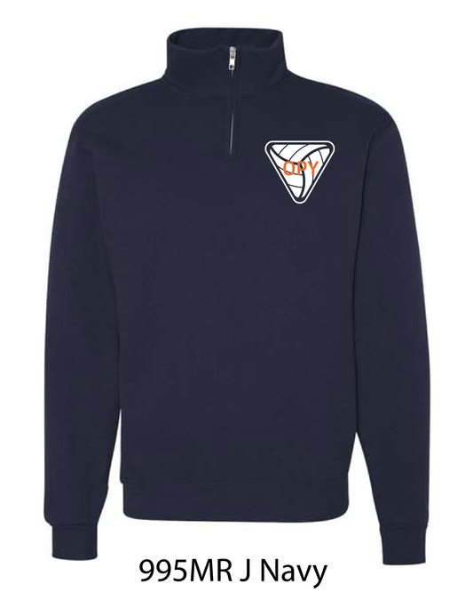 Jerzees Quarter Zip: OPY V-Ball LOGO