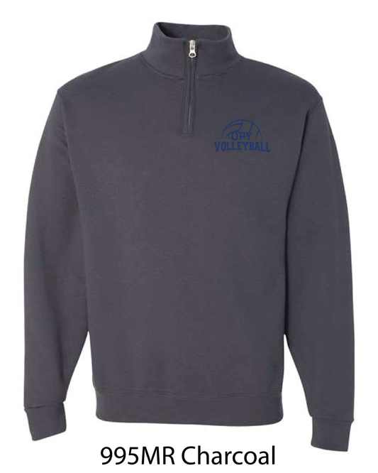 Jerzees Quarter Zip: OPY Volleyball