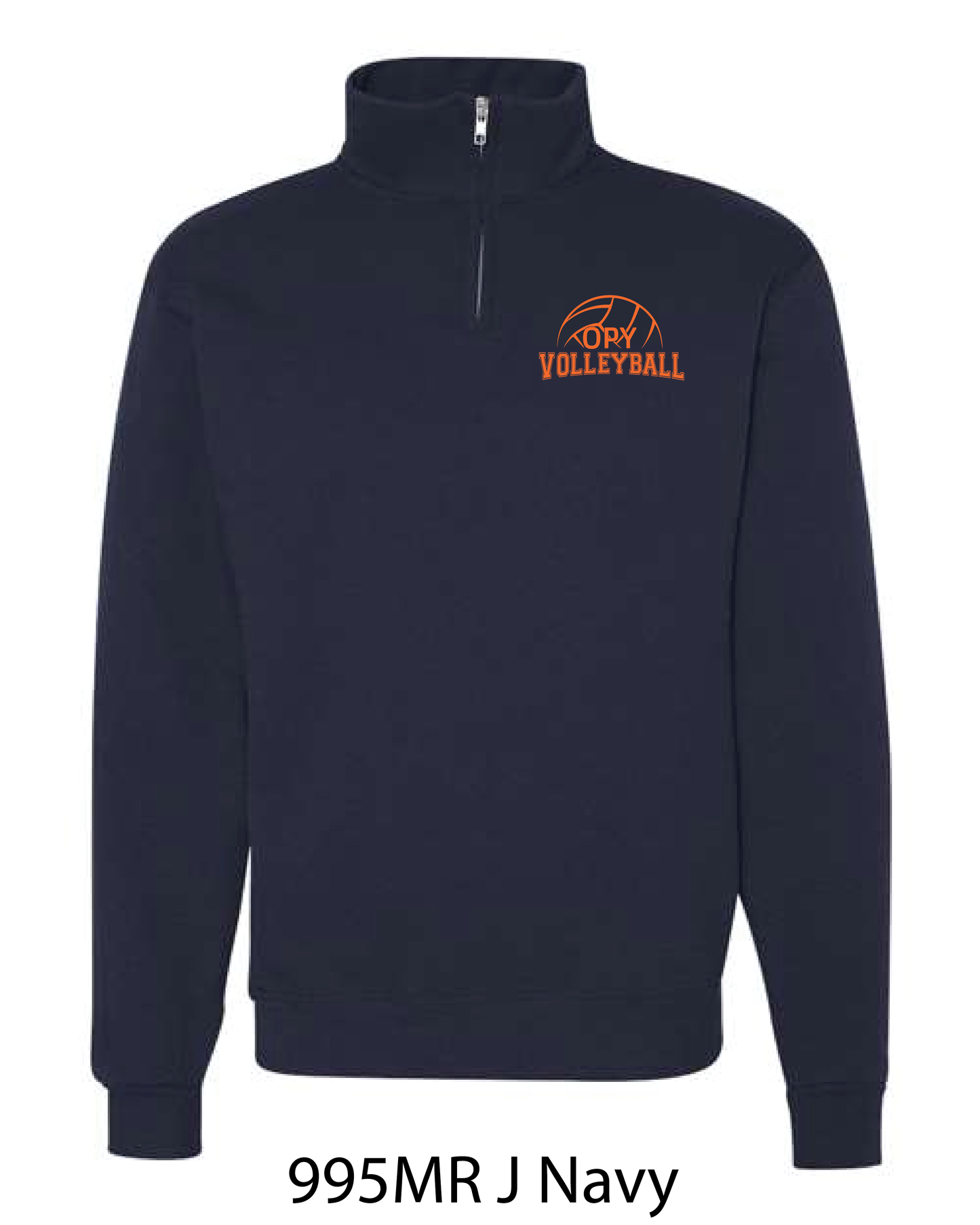 Jerzees Quarter Zip: OPY Volleyball