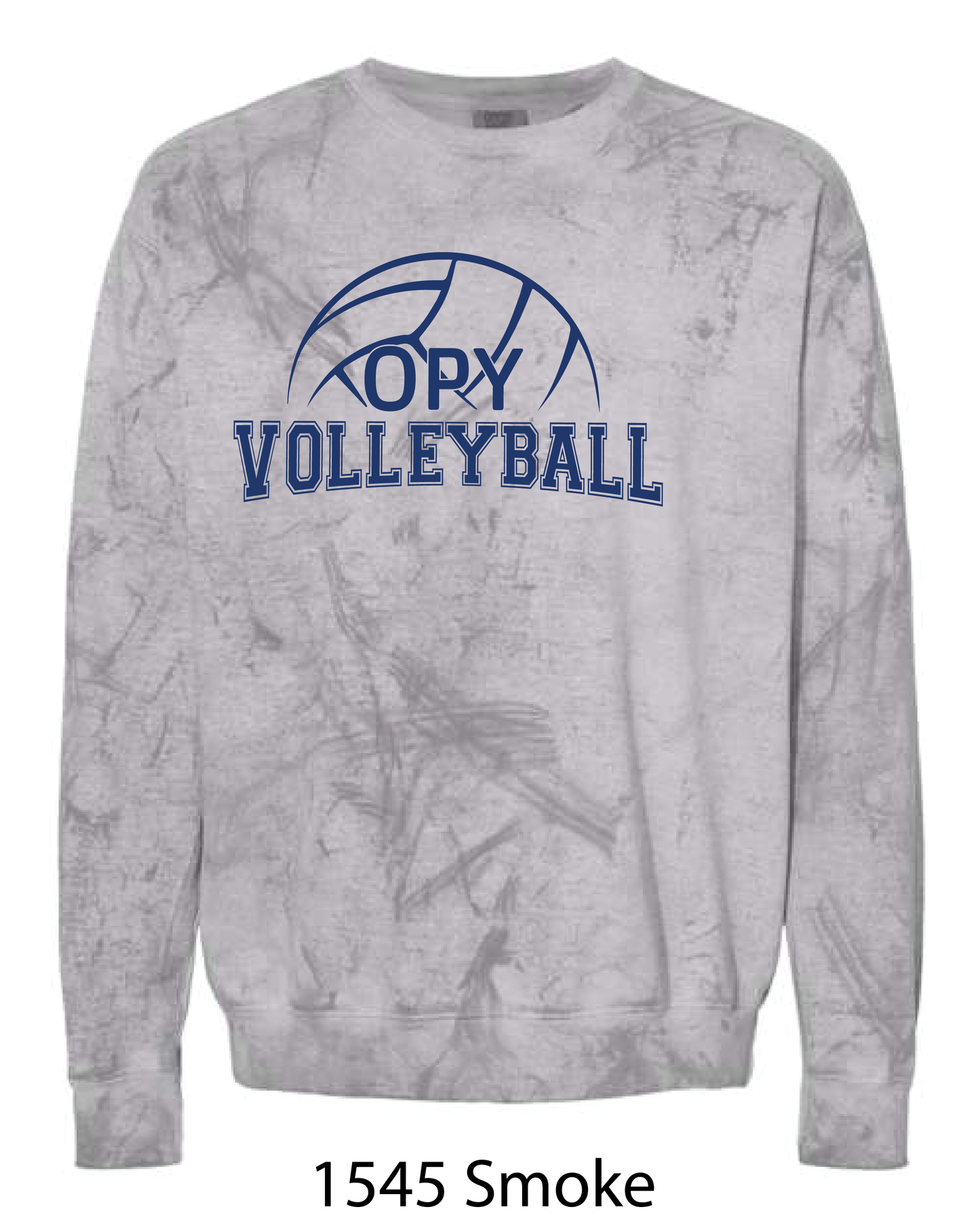 Comfort Colors Crewneck Sweatshirt: OPY Volleyball