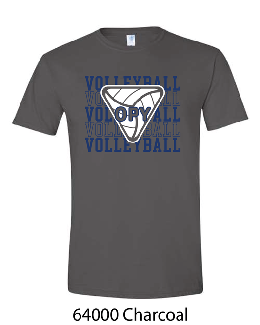 Gildan Softstyle T-Shirt: Volleyball Repeating