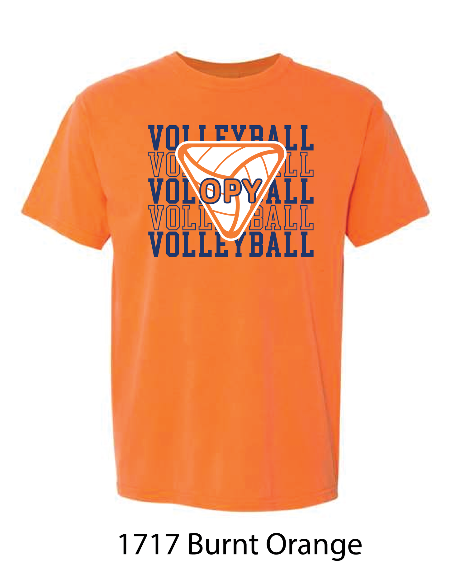 Comfort Colors T-Shirt: Volleyball Repeating