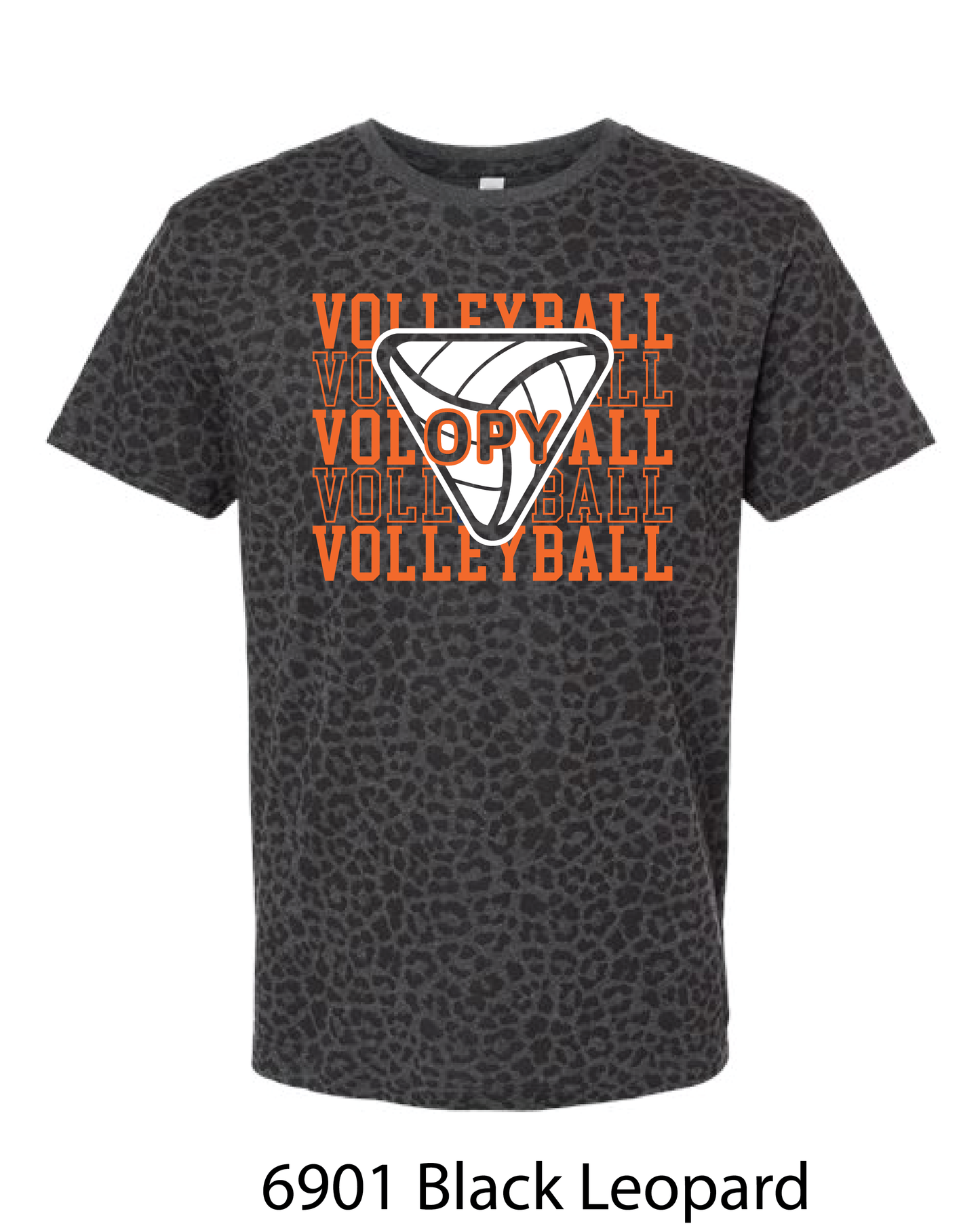 LAT Fashion T-Shirt: Volleyball Repeating